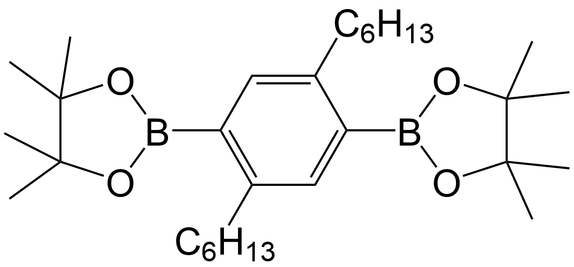 1,4-双(4,4,5,5-四甲基-1,3,2-二氧环戊硼烷-2-基)-2,5-二正己基苯/374934-77-7